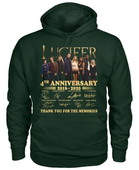 Lucifer 2016-2020 signature hoodie