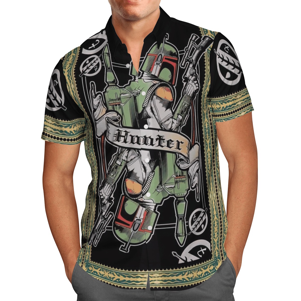 The bounty hunter hawaiian shirt 3