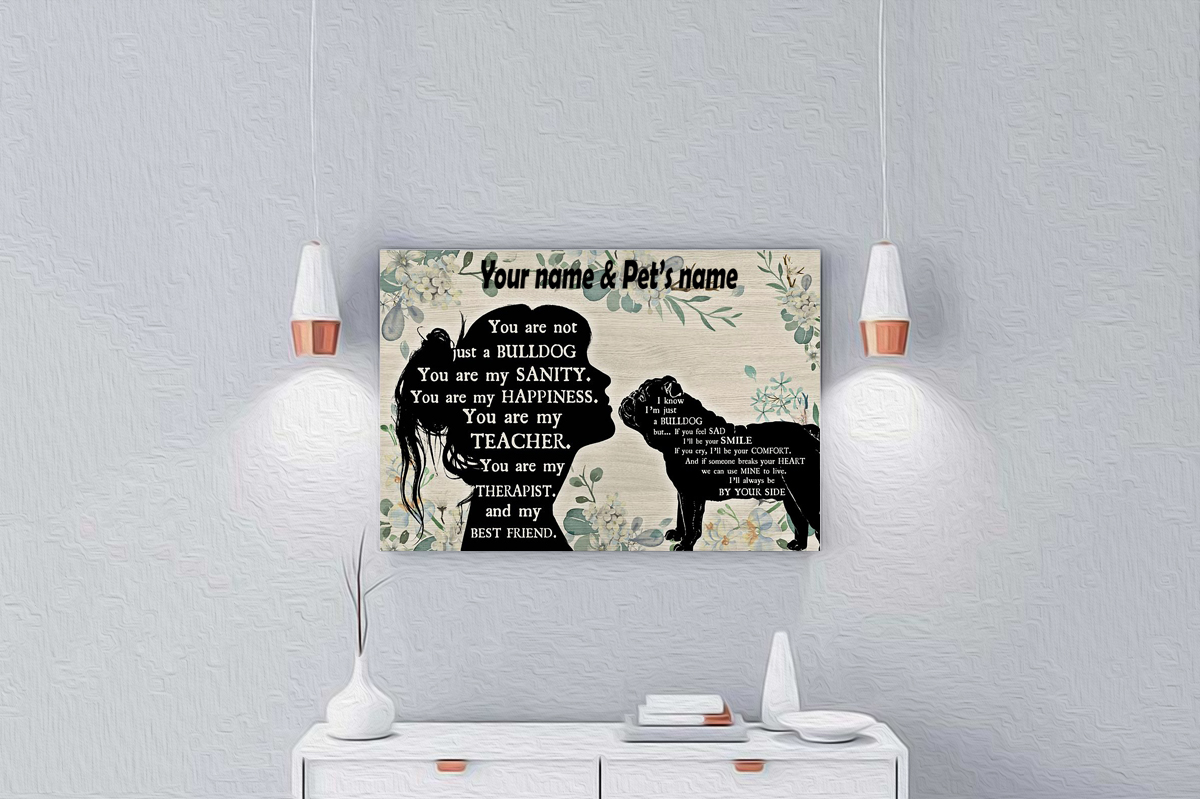 You are not just a Golden retriever personalized horizontal poster