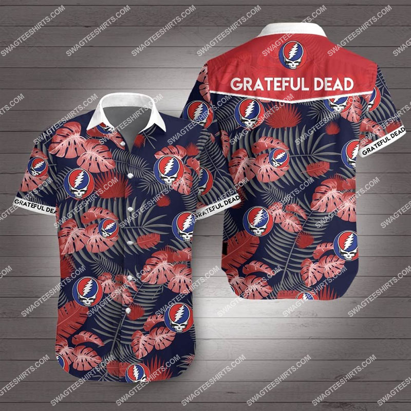 the grateful dead all over print hawaiian shirt 2