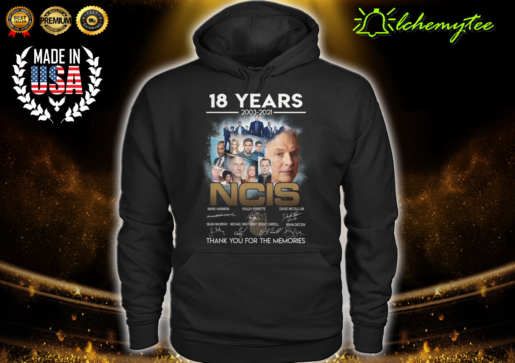 18 years 2003 2021 NCIS Thank You For The Memories Shirt 2