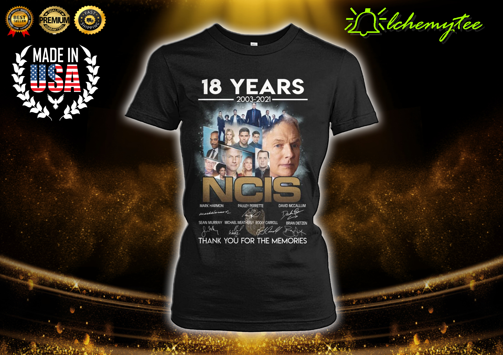 18 years 2003 2021 NCIS Thank You For The Memories Shirt 3