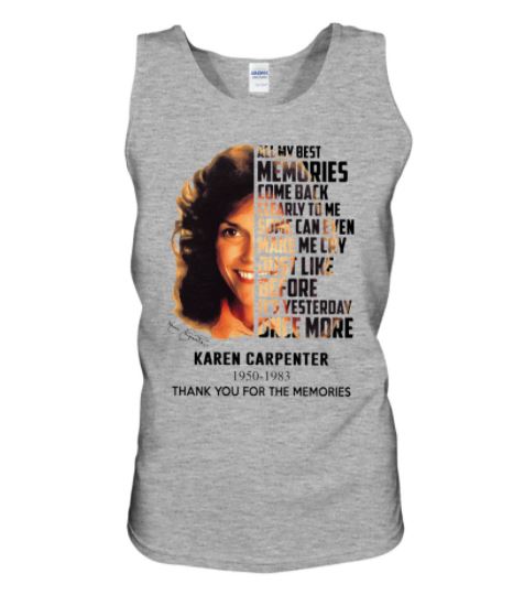 Karen Carpenter best memories tank top