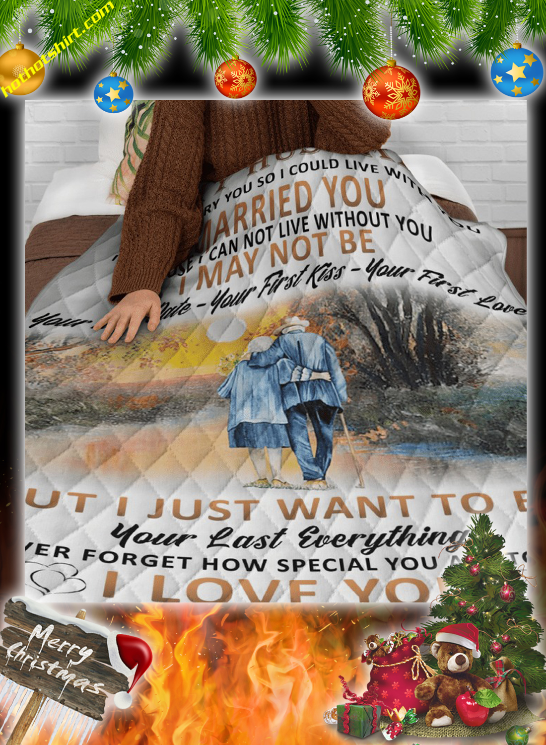 To my husband i didn't marry you so i could live with you your wife quilt 3