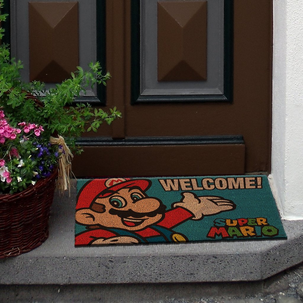 Nintendo Super Mario Bros Welcome Doormat
