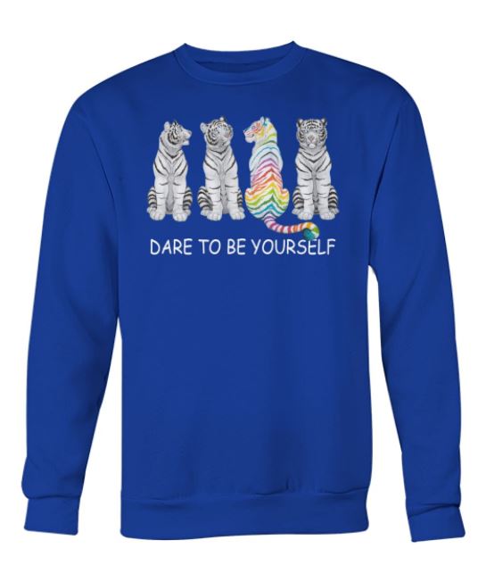 Tiger dare to be yourself sweater