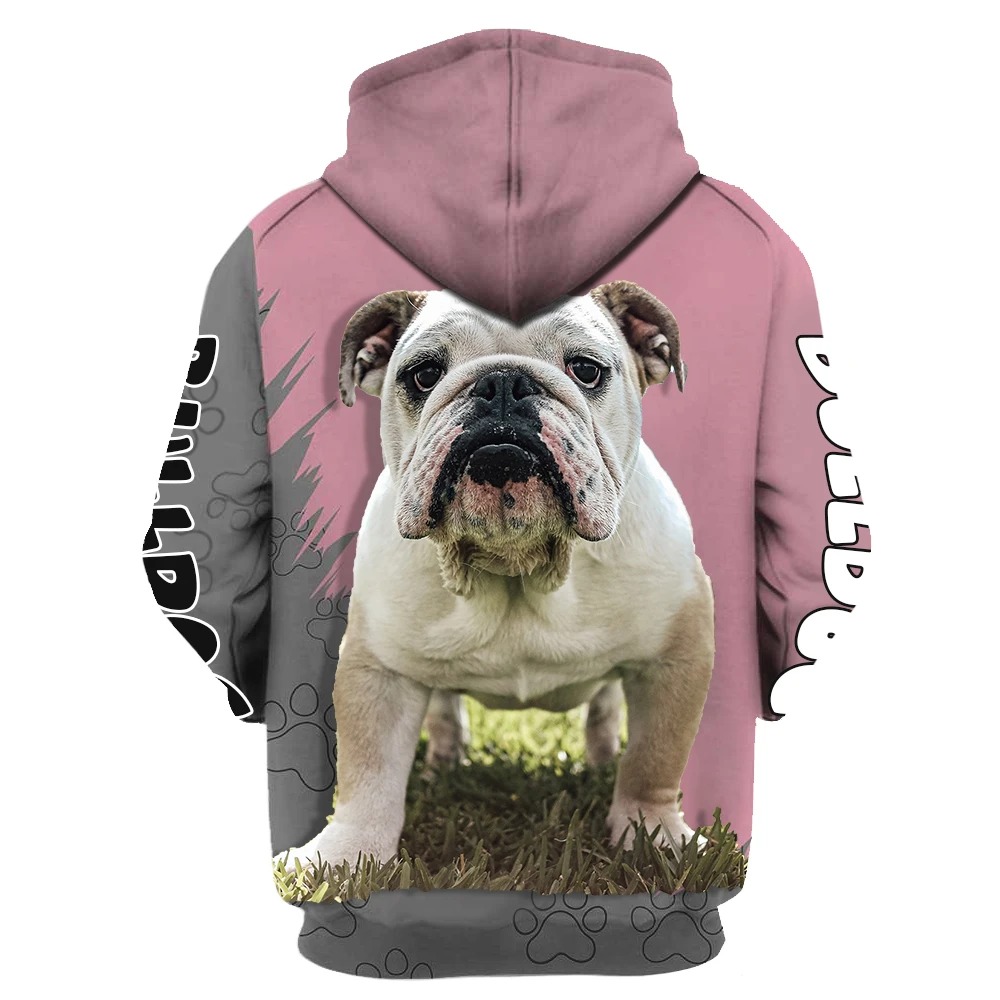 Here's to the women that can't imagine life without Bulldog 3D Hoodie 1
