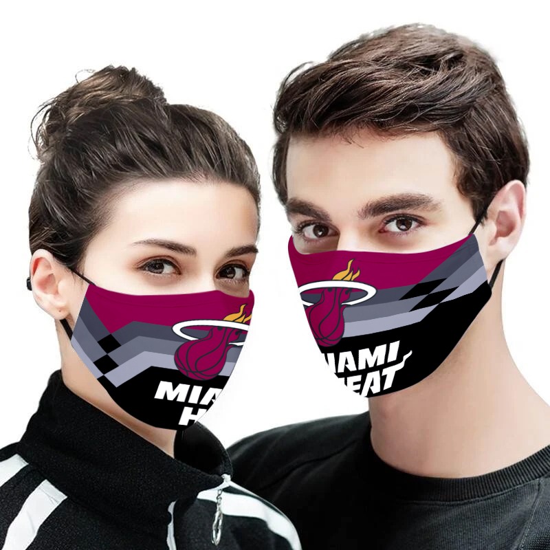 NBA the miami heat anti pollution face mask