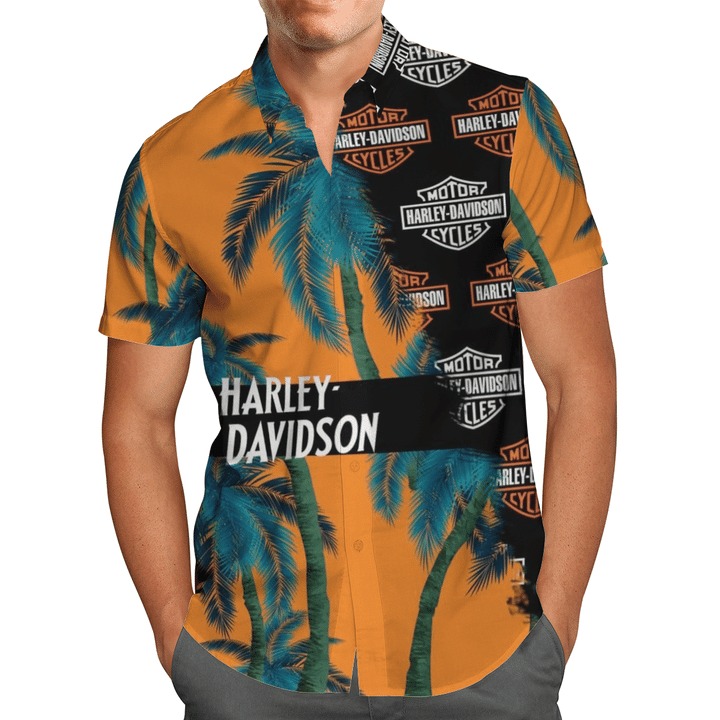 Harley davidson hawaiian shirt 1
