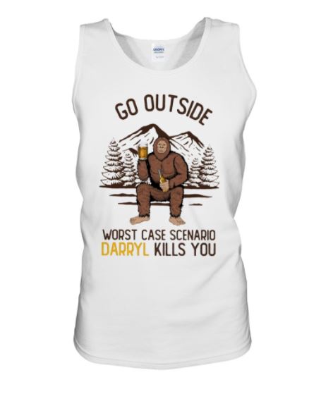 Go outside Darryl tank top