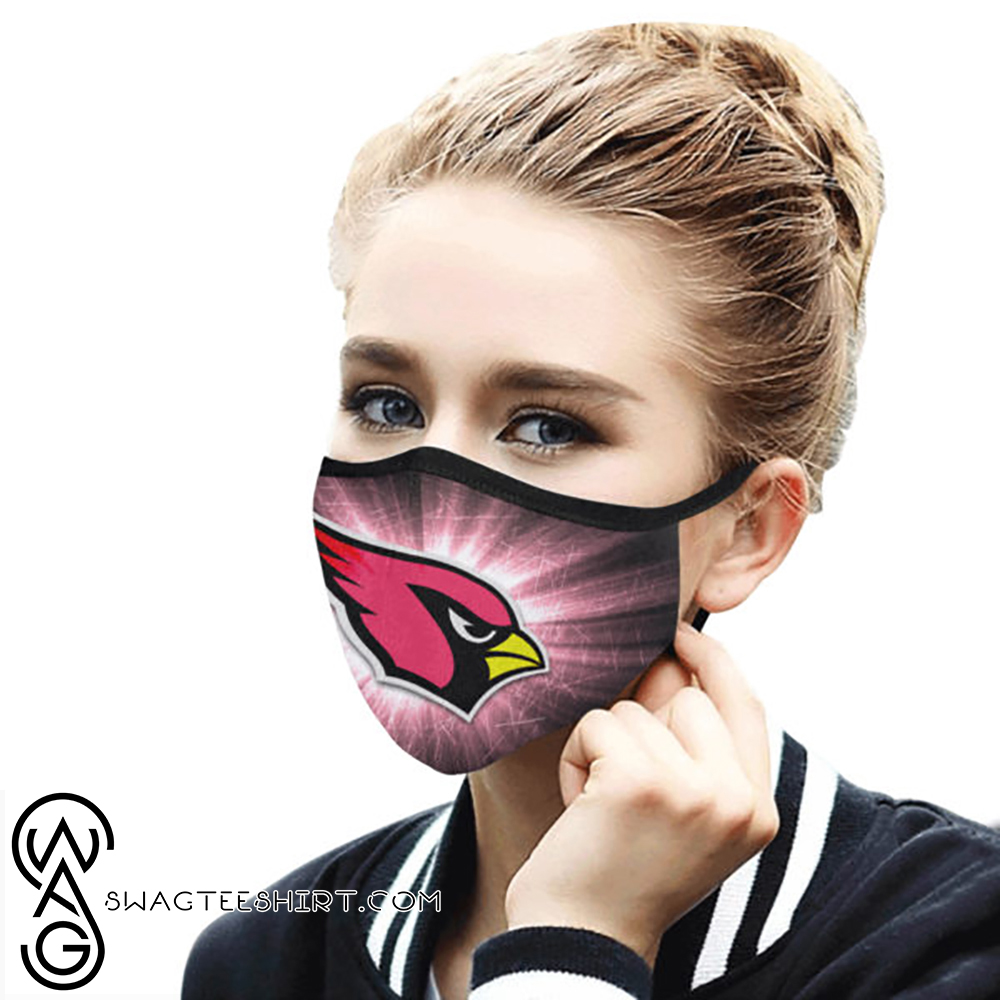 The arizona cardinals team all over printed face mask