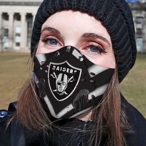 Raiders filter face mask 1