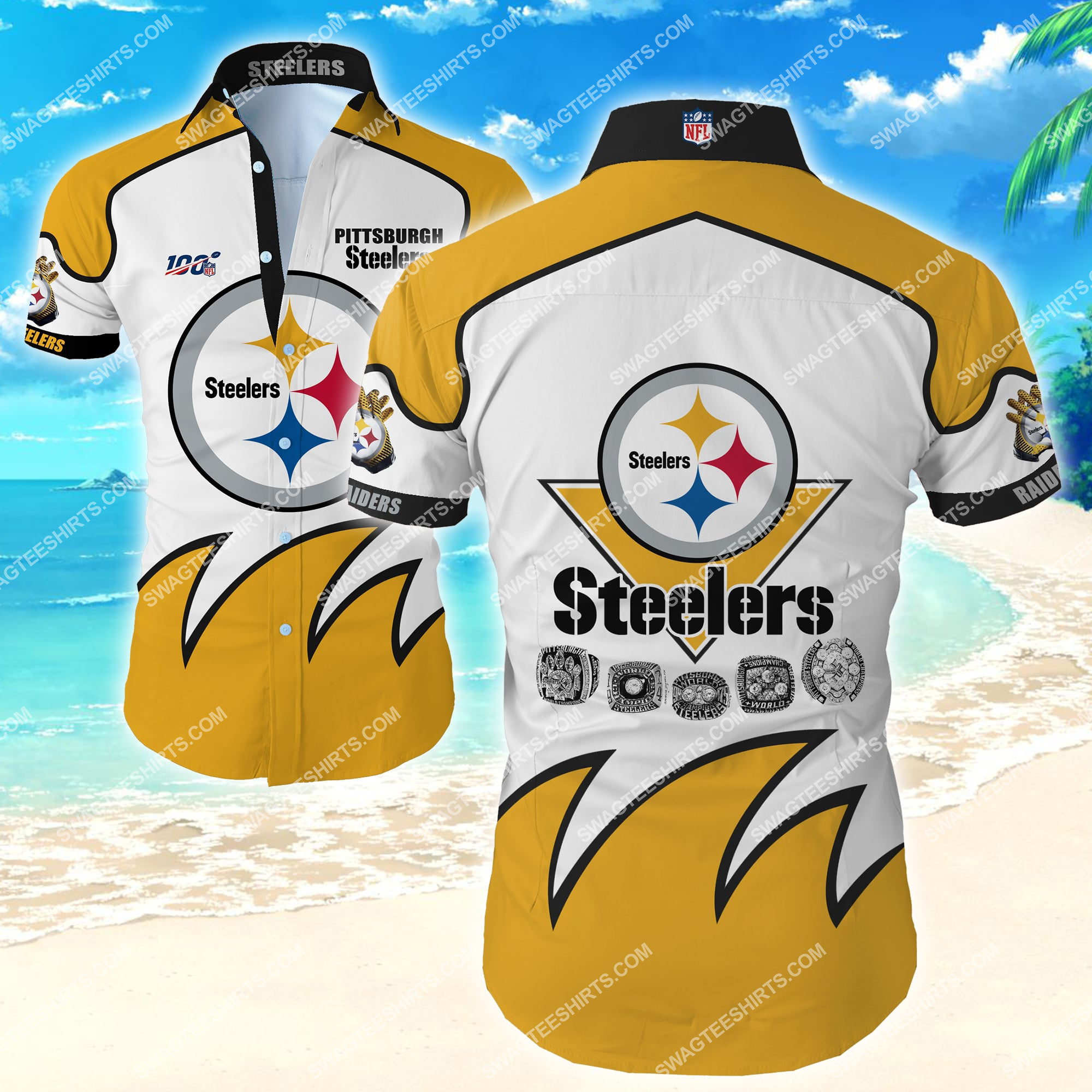 [highest selling] the pittsburgh steelers football team hawaiian shirt – maria