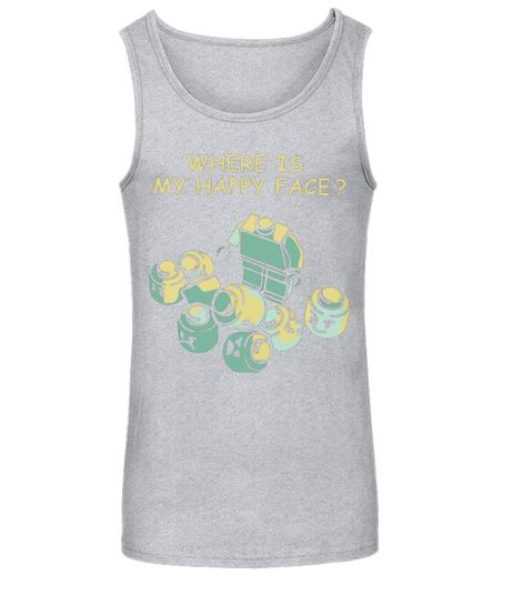 Lego where happy face tank top