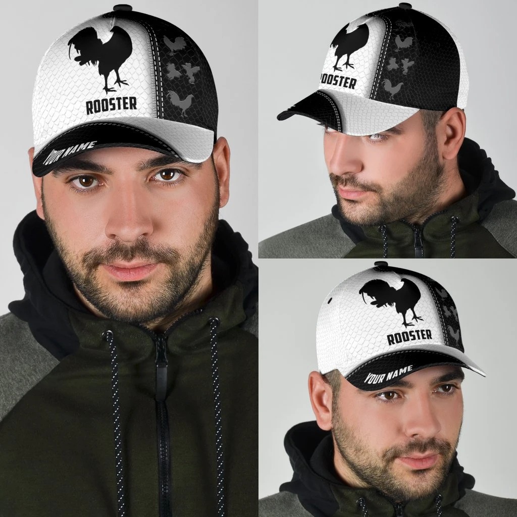 Personalized rooster 3D Print classic cap 2