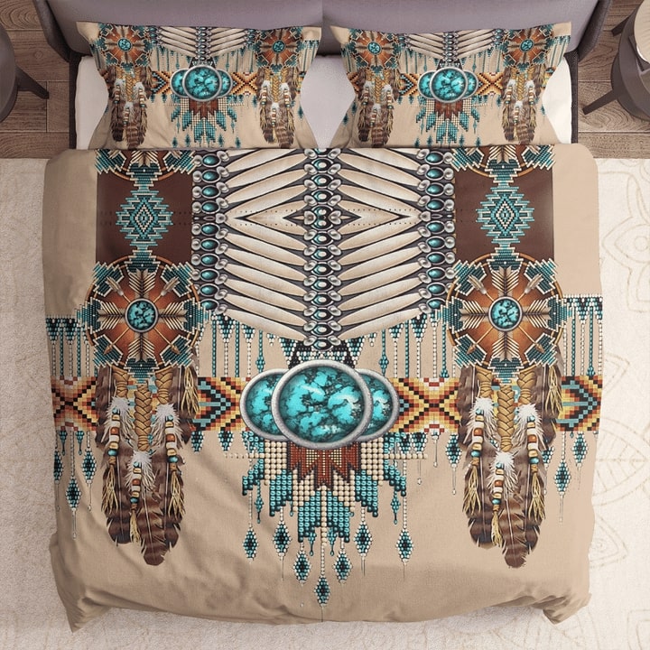 [best price] native american symbols bedding set - maria