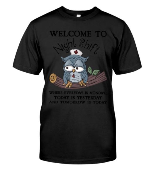 Owl welcome night shift t shirt, hoodie, tank top