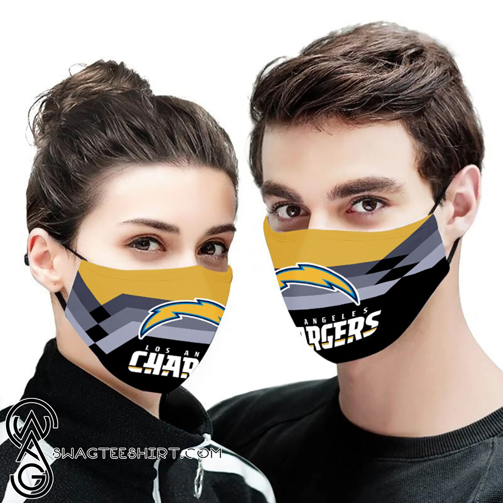 NFL los angeles chargers anti pollution face mask - maria