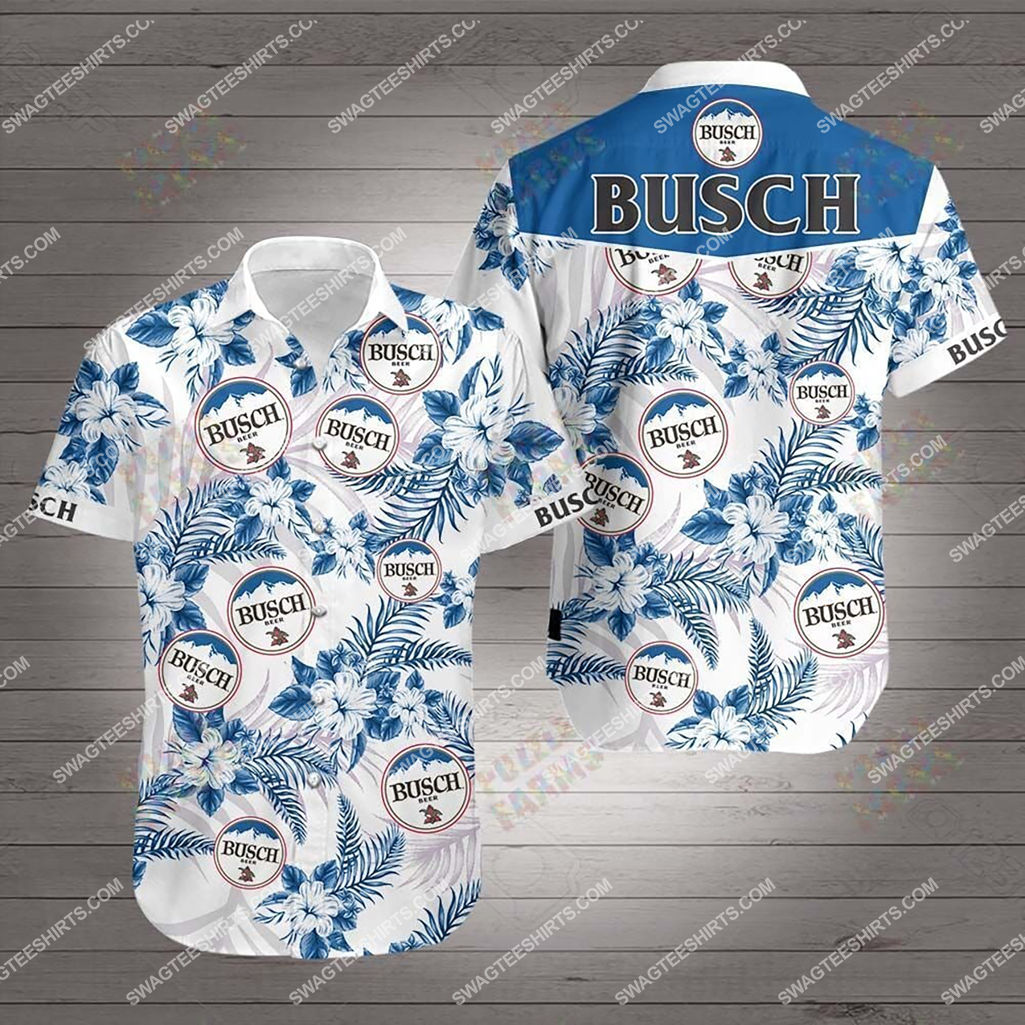 the busch beer summer hawaiian shirt 2
