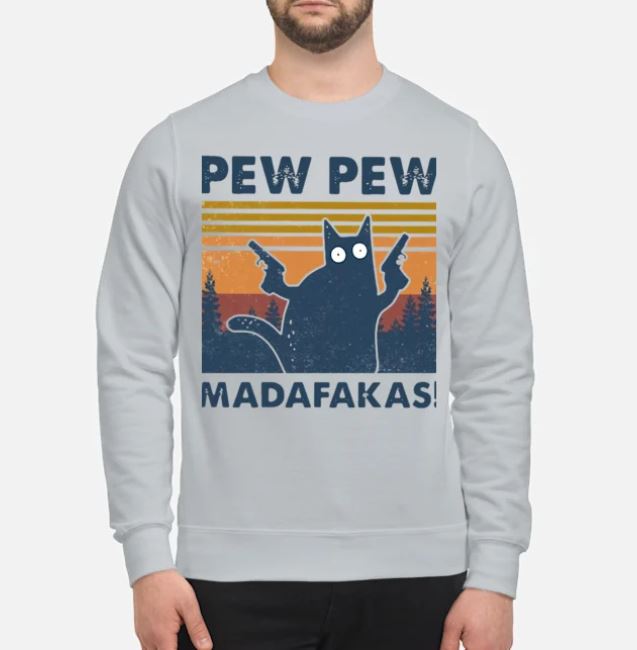 Pew Pew Madafakas cat sweater