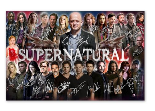 Supernatural all signature poster