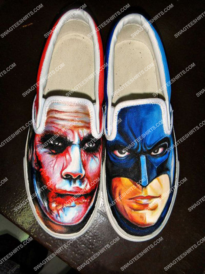 joker and batman all over print slip on shoes 2(1)