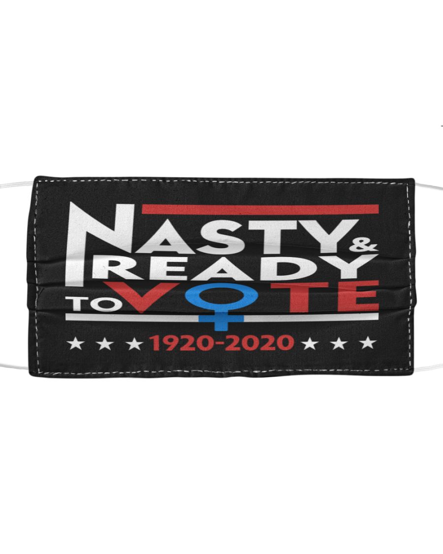 Nasty and ready to vote 1920 2020 face mask 3