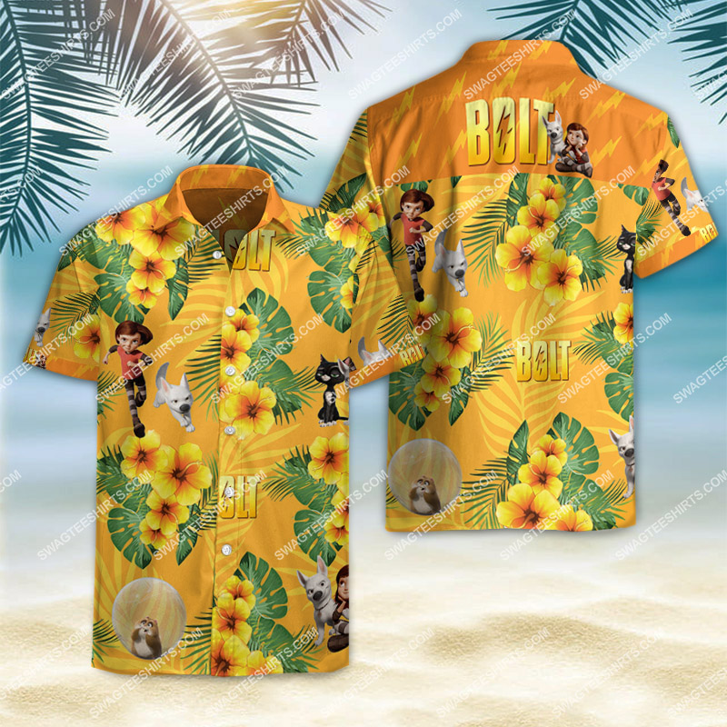 bolt movie all over printed hawaiian shirt 2