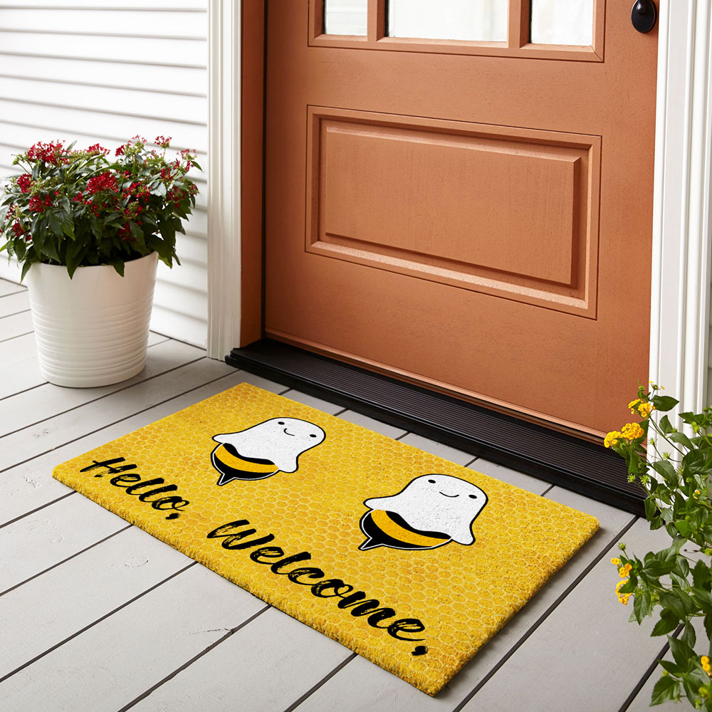 Boo Bees Hello Welcome Doormat