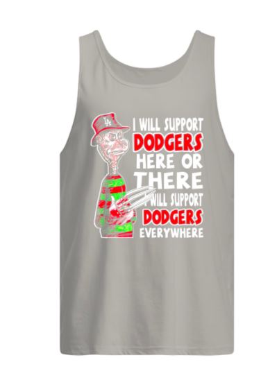 Krueger support dodgers tank top