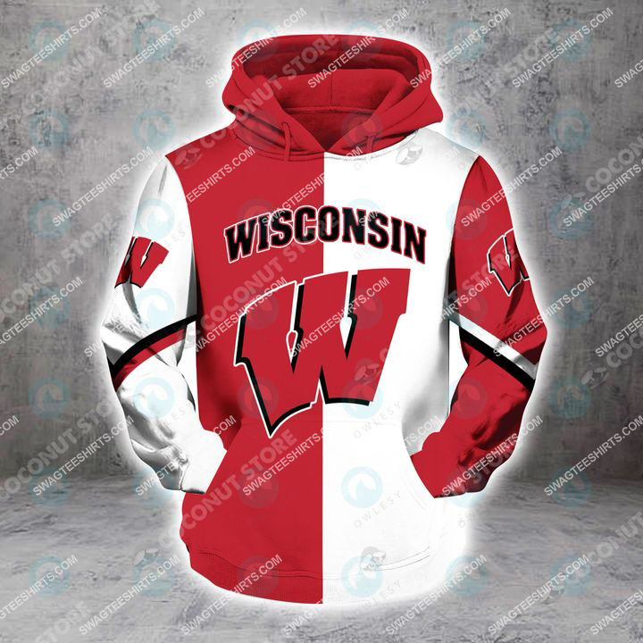 [highest selling] wisconsin badgers football all over printed shirt – maria
