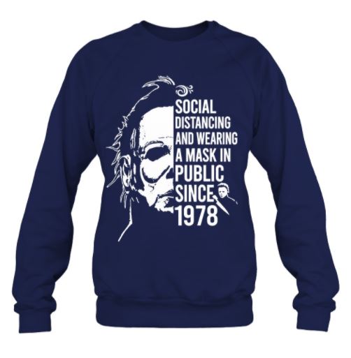 Distancing mask since 1978 sweater