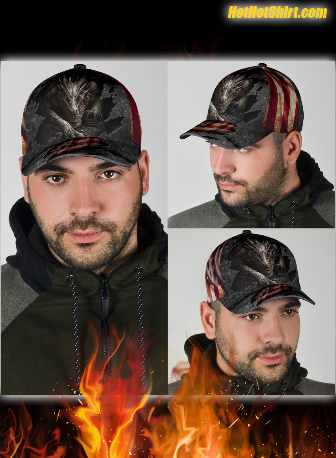 Dragon tattered classic cap