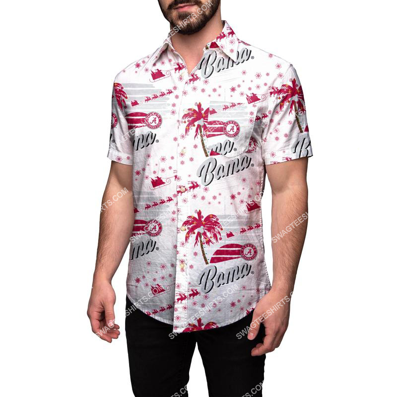 [highest selling] the alabama crimson tide floral full print hawaiian shirt - maria