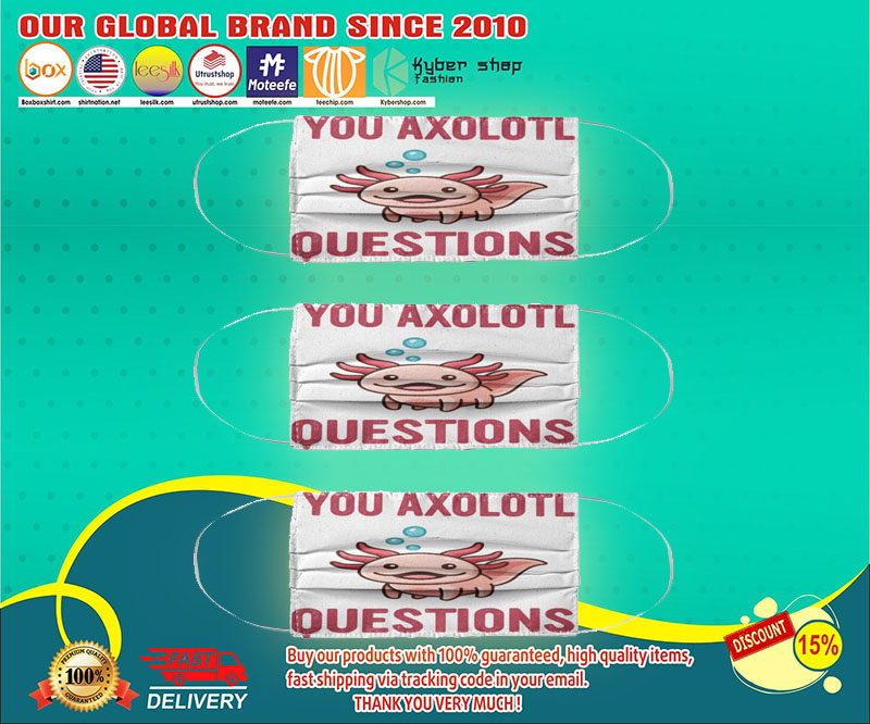 You axolotl questions face mask 3