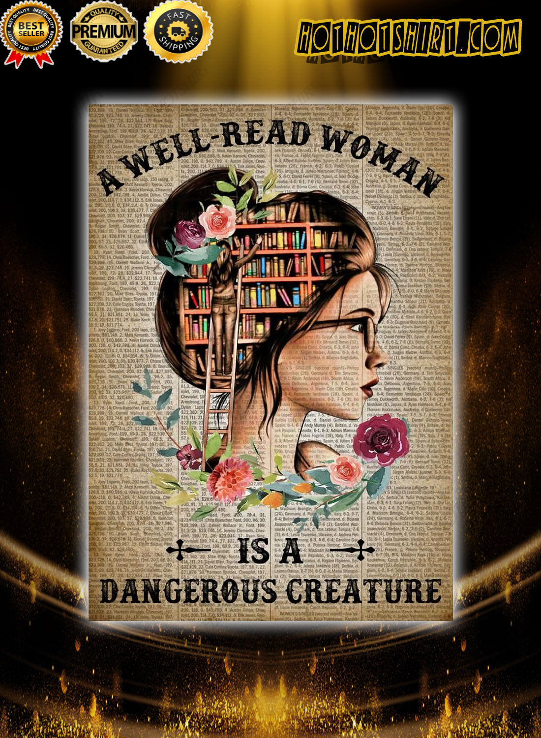 A Well-Read Woman is a Dangerous Creature Poster 3