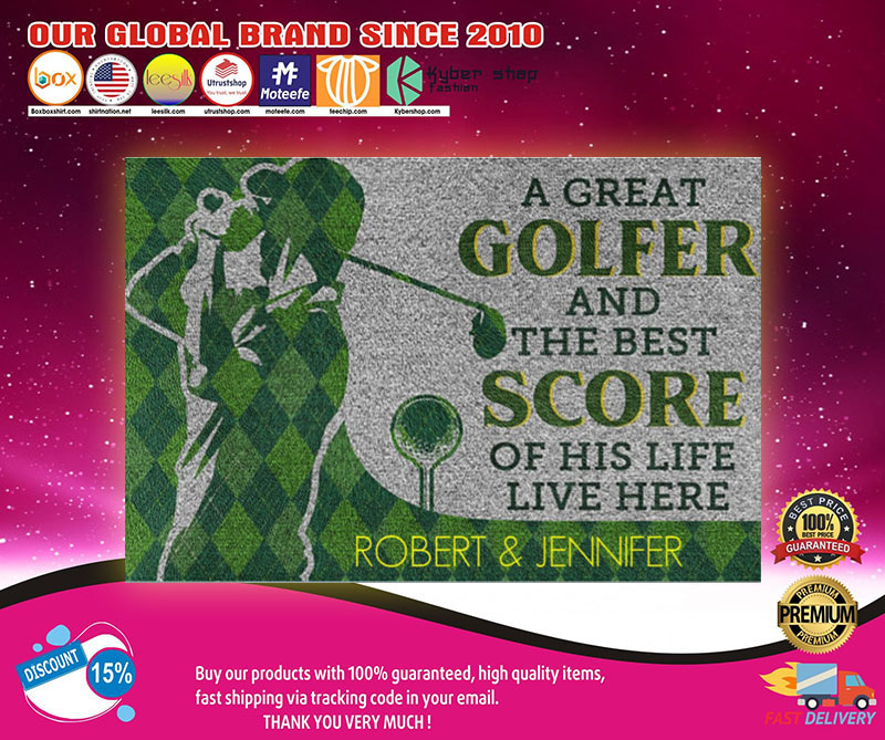 A great golfer and the best score of his life live here doormat2