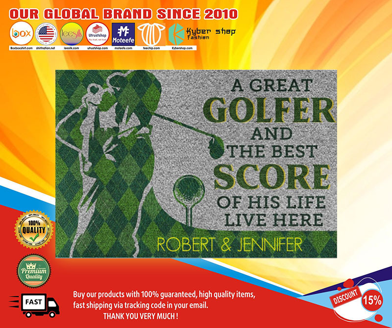 A great golfer and the best score of his life live here doormat6