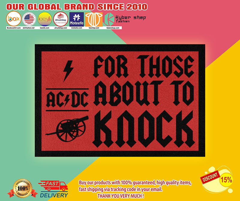 ACDC for those about to knock doormat3