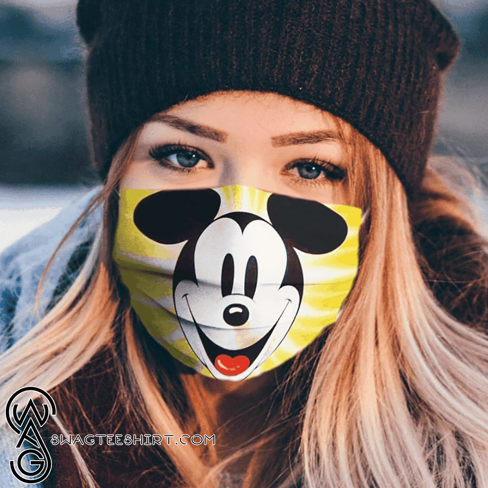 Mickey mouse face cartoon anti pollution face mask