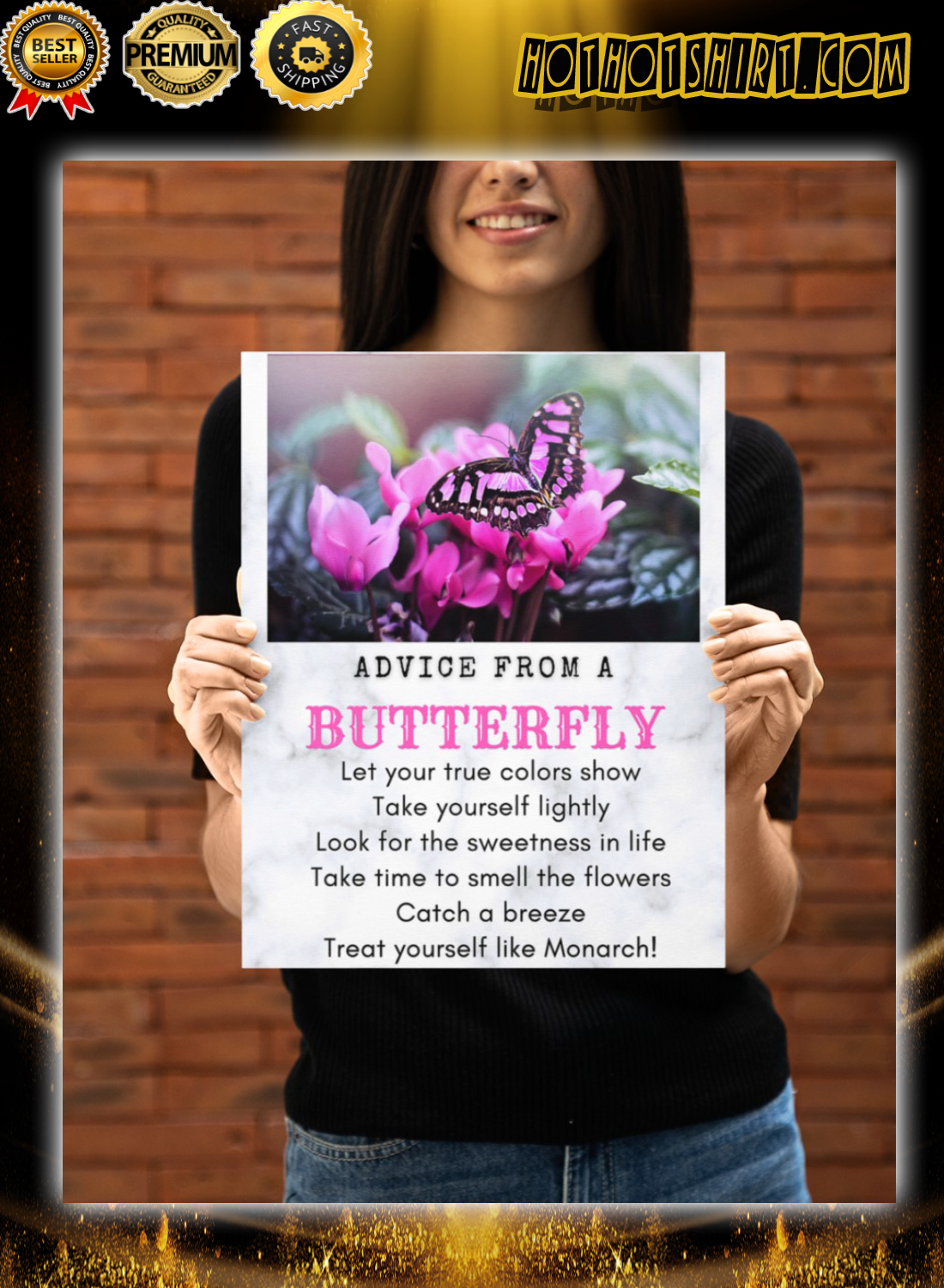 Advice from a butterfly poster 3