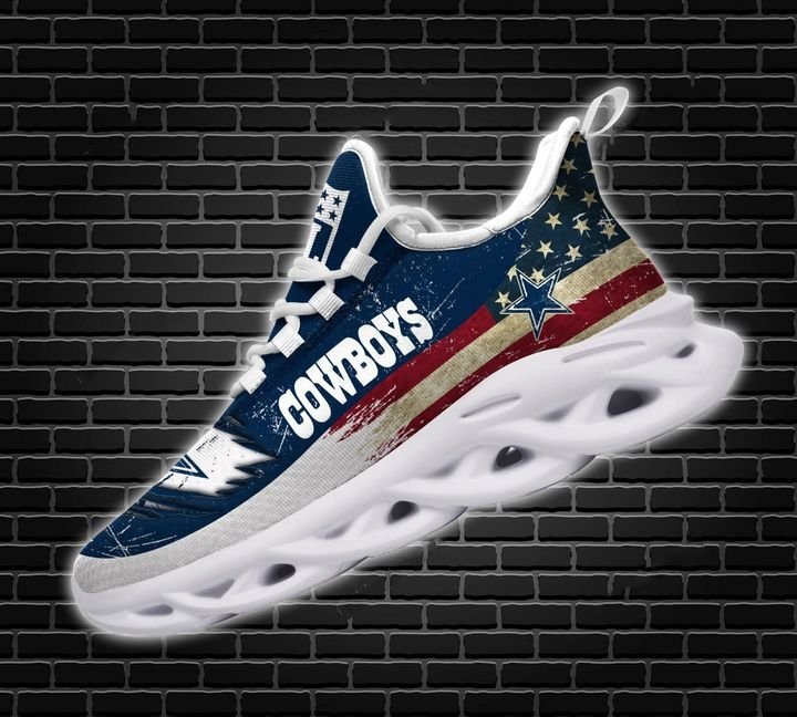 America flag NFL Dallas Cowboys max souls shoes