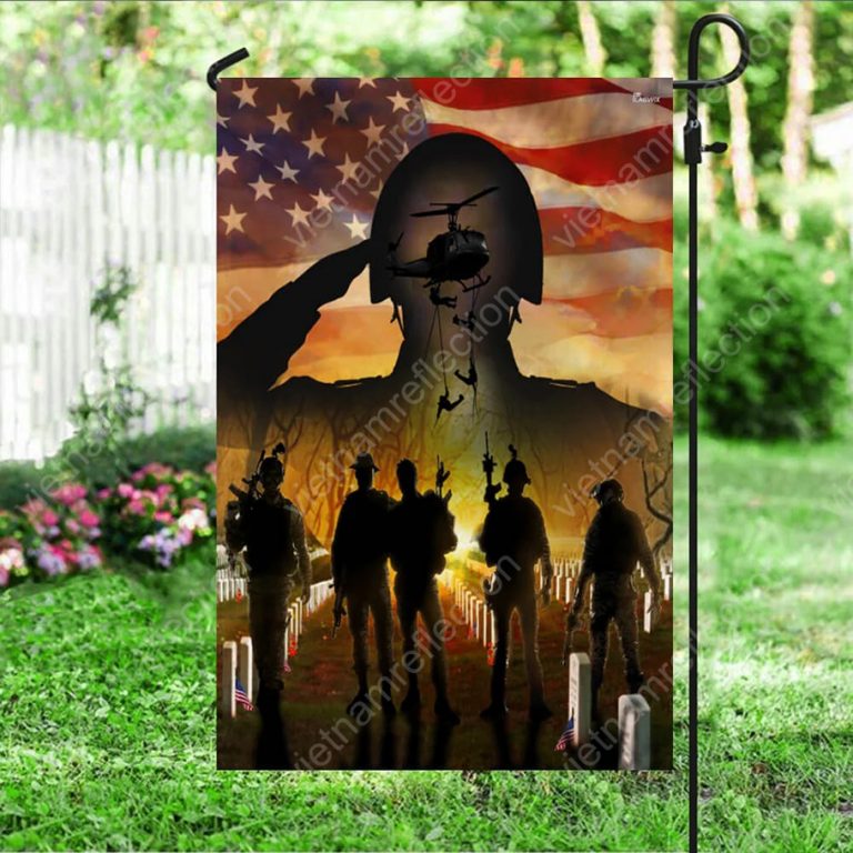 American Veteran Flag Beyond Future