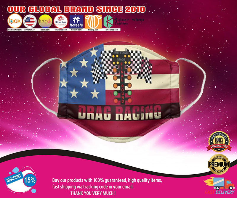 American flagDrag racing face mask1