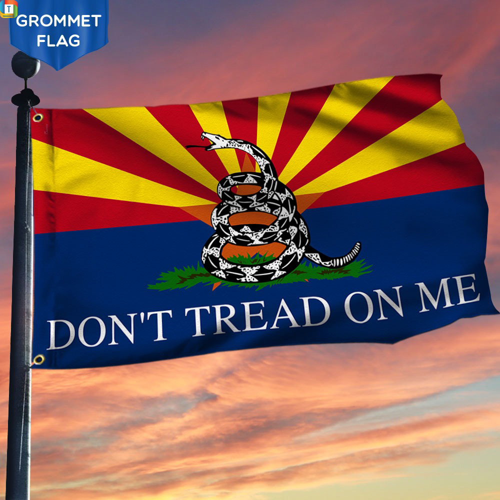 Arizona Grommet Flag Gadsden Don’t Tread on Me Flag