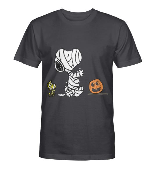 Snoopy Halloween mummy t shirt