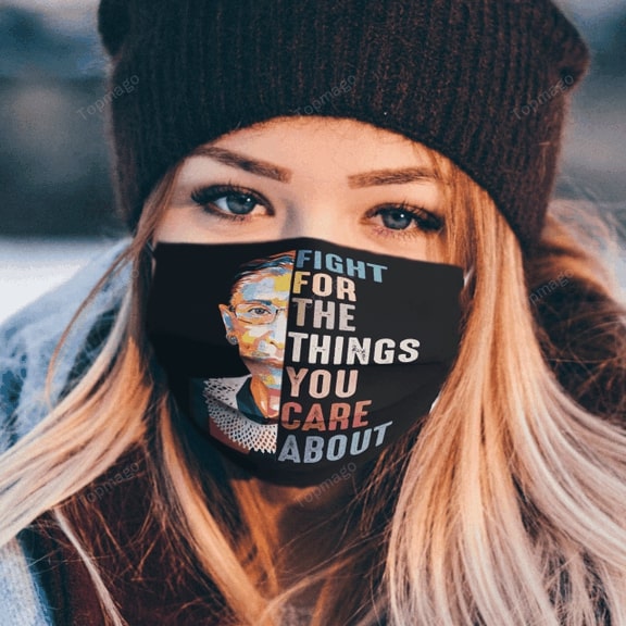 Ruth bader ginsburg fight for the things you care about anti pollution face mask - maria