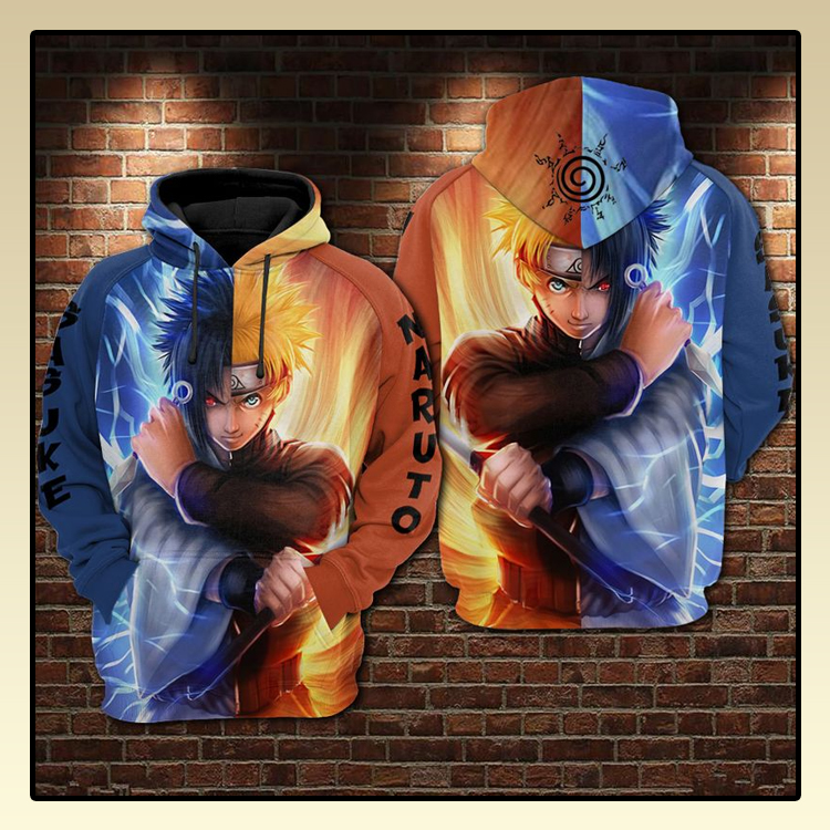 Naruto and sasuke2 TR hoodie3