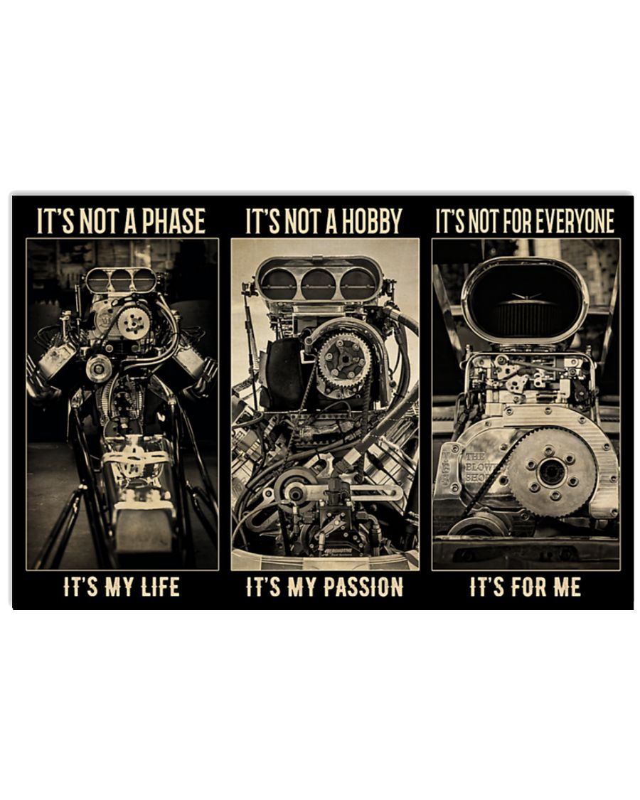 BW Engine It's not a phase It's not a hobby It's not for everyone poster