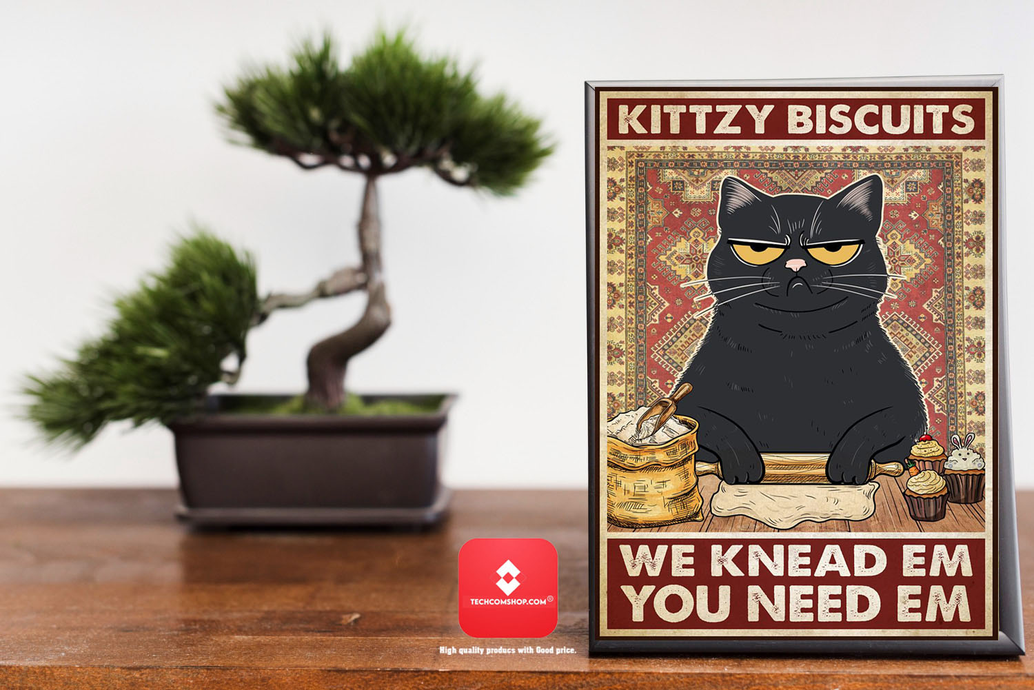 Baker Kittzy biscuits we knead em you need em poster12